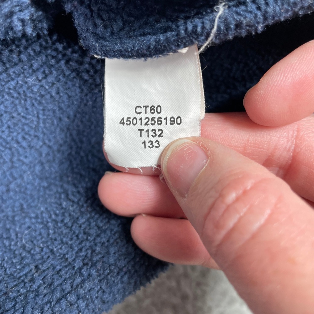 The North Face Gordon Lyons 1/4 Zip Fleece Mens XL Blue Sweater Knit Pullover - Picture 11 of 12
